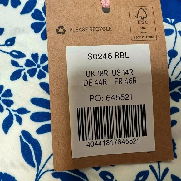 Boden Ithaca Halter Swimsuit Swim One Piece Women 14 NEW.   124 - Picture 4 of 5